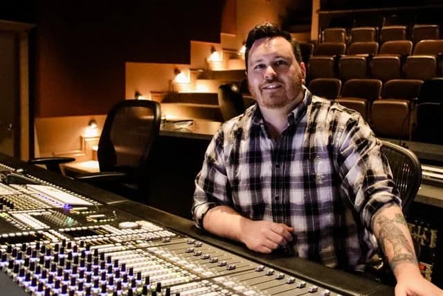 bret in studio